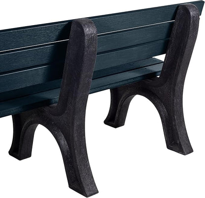 Sequoia Professional Aurora Park Bench, 6 ft, Federal Blue