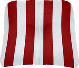 BrylaneHome Tufted Chair Cushion - 18" L x 17" W x 3" H - Patio & Outdoor - Patio & Outdoor - Water - Photo 1