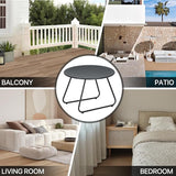MoNiBloom Black Outdoor Patio Side Table - Photo 9
