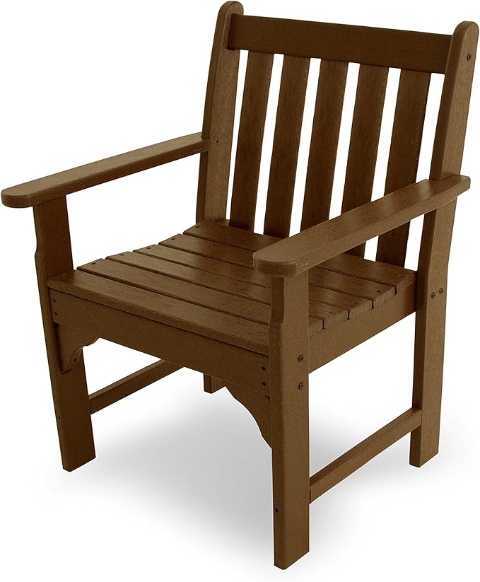 POLYWOOD Vineyard Arm Chair, Teak