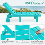 Outdoor Chaise Lounge Chairs with Table, 3-Piece, 26.8” Super Wide Lounge Chair Outdoor - Photo 6