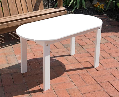 Linon Jayde Adirondack Coffee Table, White 18.11D x 35.24W x 18.11H in