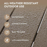 Costaelm Adirondack Conversation Table, HDPE Outdoor Drink Weather Resistant - Photo 4