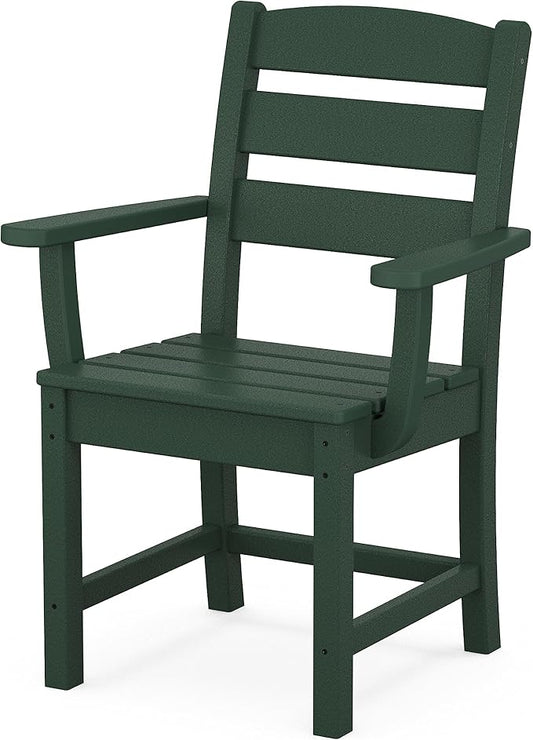 Polywood® Lakeside Dining Arm Chair in Green