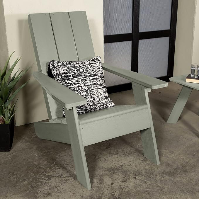 highwood Italica Modern Adirondack Chair, Eucalyptus