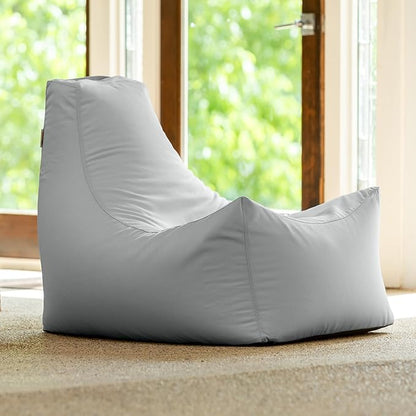 Jaxx Juniper Outdoor Bean Bag Patio Chair & Poolside Lounge, Granite