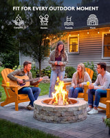SERWALL Adirondack Chair Set of 6 - Photo 9