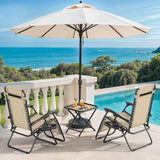 Magshion Folding Zero Gravity Chairs Set of 2, Outdoor Reclining Camping Chairs - Photo 2