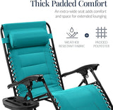 Best Choice Products Oversized Padded Zero Gravity Chair, Folding Outdoor Patio Recliner - Photo 4