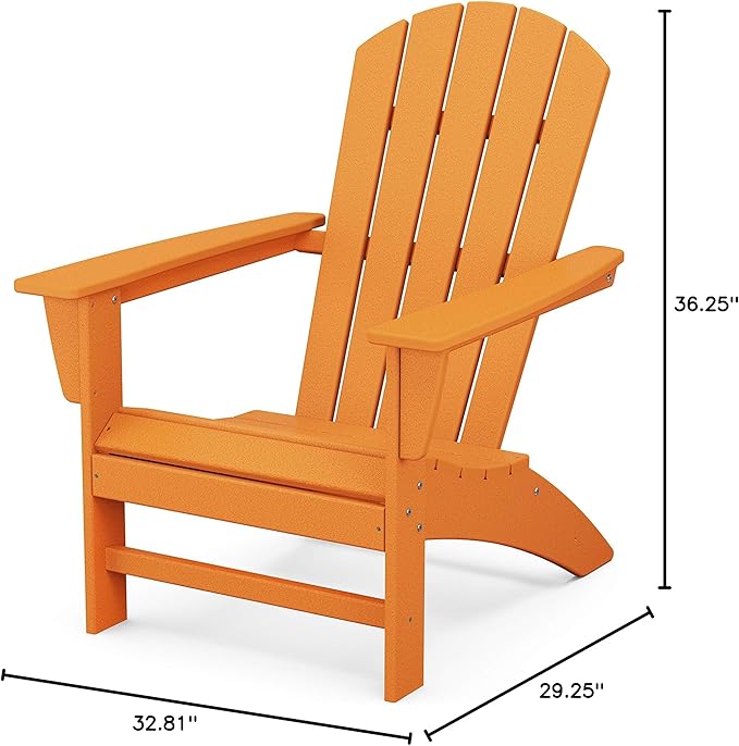 POLYWOOD Nautical Adirondack Chair