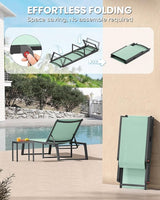 Aluminum Chaise Lounge Chair Outdoor - Photo 3