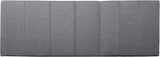 Merax Outdoor Chaise Lounge Cushion Only - Water-Resistant Patio Lounge Chair Cushion with Removable Cover, Grey - Photo 5