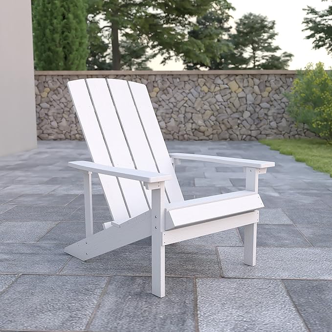 Flash Furniture Charlestown Commercial Grade Indoor/Outdoor Adirondack Chair - Photo 2