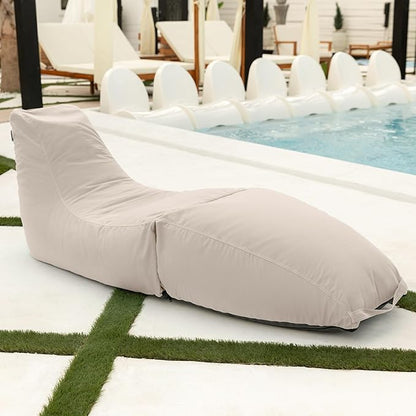 Jaxx Prado Outdoor Chaise Lounge, Pearl