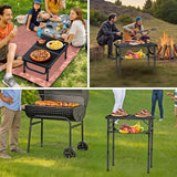 Anbte Folding Camping Table with Storage Net - Photo 8