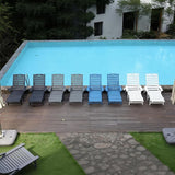 Outdoor Chaise Lounge Chair with Adjustable Backrest and Heavy-Duty Support for Ultimate Relaxation - Photo 5