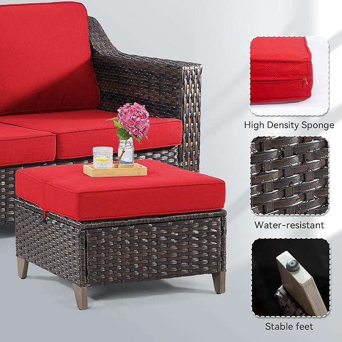 Joyside Patio Ottoman Set of 2 - Photo 3