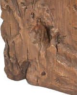 Outdoor Side Table, 15"x15" Tree Stump End Table with Realistic Wood Grain - Photo 7
