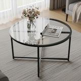 24 inch Round 1/4" Thick Pencil Polished Edge Glass Table Top with 6 Bumpers - Tempered - Photo 9
