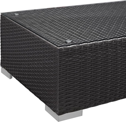 Modway Convene Outdoor Patio Coffe Table, Espresso