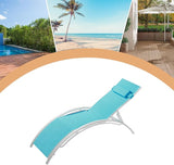 Patio Chaise Lounge Set of 2, Aluminum Outdoor Lounge Chairs with 353lbs Capacity - Photo 7