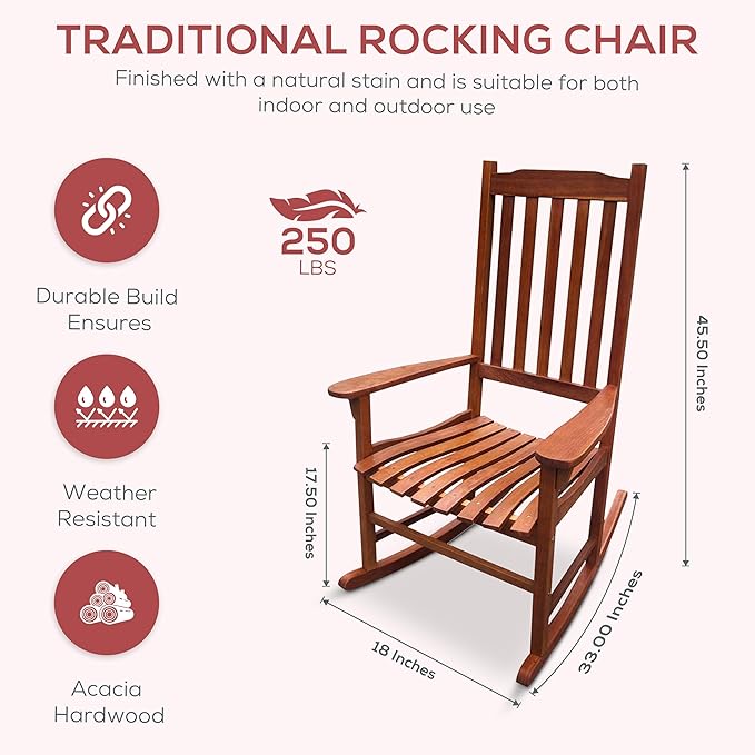 Merry Products Traditional Rocking Chair