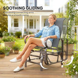 Outsunny Outdoor Glider Chair Set of 2 - Photo 4