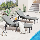 AECOJOY Chaise Lounge Chairs for Outside Set of 2 - Photo 2