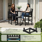 Ciokea 3-Pcs Bistro Table and Chairs - Photo 6