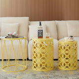 Y&M Set of 3 Round Heavy-Duty Side Table End Table - Photo 6