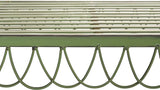 Safavieh Outdoor Collection Jovanna Antique Green 2 Seat Bench - Photo 9