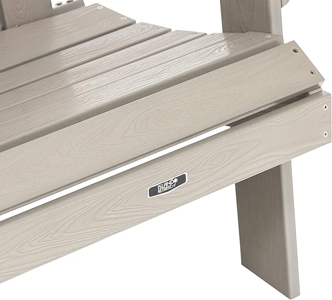 Blue Wave Ez-Care Tek-Wood™ Adirondack Chair - Slate Grey