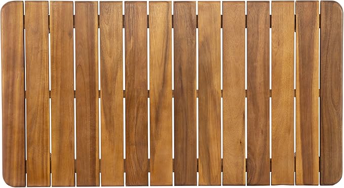 Christopher Knight Home Canape Acacia Wood Outdoor Coffee Table, Modern Coffee Table for Patio Furniture Set, Weather-Resistant Wood Coffee Table with Slat Panel Design, Teak