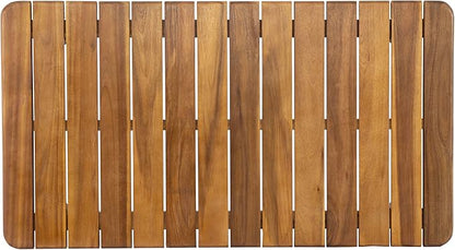 Christopher Knight Home Canape Acacia Wood Outdoor Coffee Table, Modern Coffee Table for Patio Furniture Set, Weather-Resistant Wood Coffee Table with Slat Panel Design, Teak