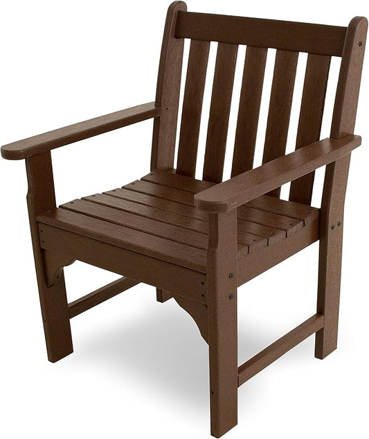 POLYWOOD® Vineyard Garden Arm Chair in Mahogany