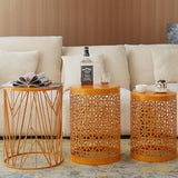 Y&M Set of 3 Stacking Coffee Table for Living Room, Patio Side Table, Indoor End Tables for Bedroom - Photo 6