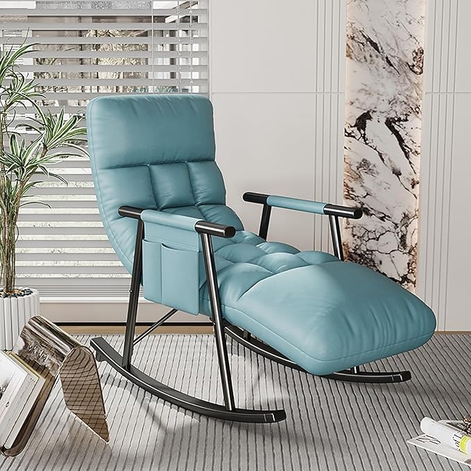 Outdoor Zero Gravity Chair Reclining, Rocker Chair Outdoor, Fully Padded Patio Chair - Photo 1