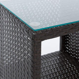 Serta Laguna Brown Resin Wicker Outdoor Patio Furniture Collection, Easy Assembly, Porch or Pool - Photo 6