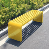 Outdoor Patio Garden Bench, Metal Garden Benches, All-Weather Outdoor Park Bench, for Garden, Balcony, Dining, Porch - Photo 1