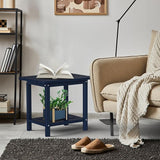 nevilywood Adirondack Square Side Table - 18.4" Large Panel HDPE Outdoor End Table - Weatherproof - Photo 2