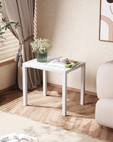 Crestlive Products Outdoor Side Table Set of 2, Aluminum Rectangular Side/End Table - Photo 8