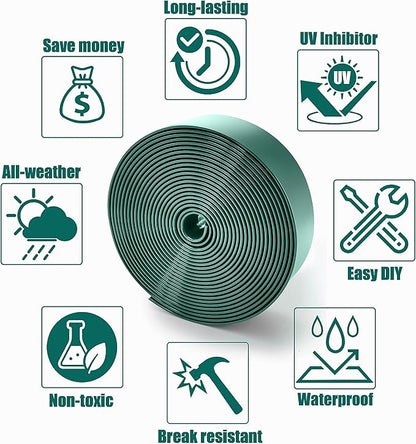 Vinyl Straps for Patio Chair Repair Kit 2'' Wide 20 Ft Long Replacement Straps + 20 Free Rivets for Outdoor Lawn Furniture Chaise Lounge Repair (Dark Green)
