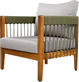 Christopher Knight Home Vinny Acacia Wood Club Chair, Outdoor Accent Chair - Photo 8