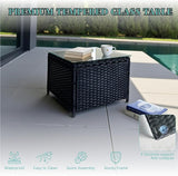GIANGSUNNY 3 Patio Furniture Set with Storage - Photo 4