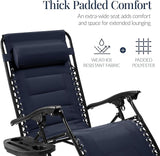 Best Choice Products Oversized Padded Zero Gravity Chair, Folding Outdoor Patio Recliner - Photo 4