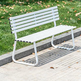 Outdoor Benches Weatherproof, Metal Bench Outdoor, Capable of Carrying 660 lbs, Suitable for Gardens, Parks, lawns - Photo 1