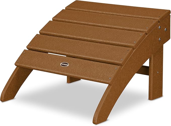 POLYWOOD® Palm Coast Ottoman, Teak