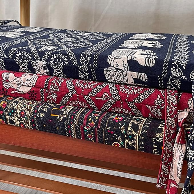 Outdoor Garden Metal or Wooden Bench Cushion, Washable Sofa Cushion, Furniture Kitchen or Dining Bench Seat Mat - Photo 5