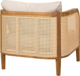 Christopher Knight Home Set of 2 Tilden Bohemian Acacia Wood Patio Accent Chairs, Wicker Lounge Chair Outdoor - Photo 7