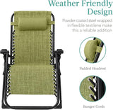 Best Choice Products Oversized Zero Gravity Chair, Folding Outdoor Patio Recliner - Photo 4